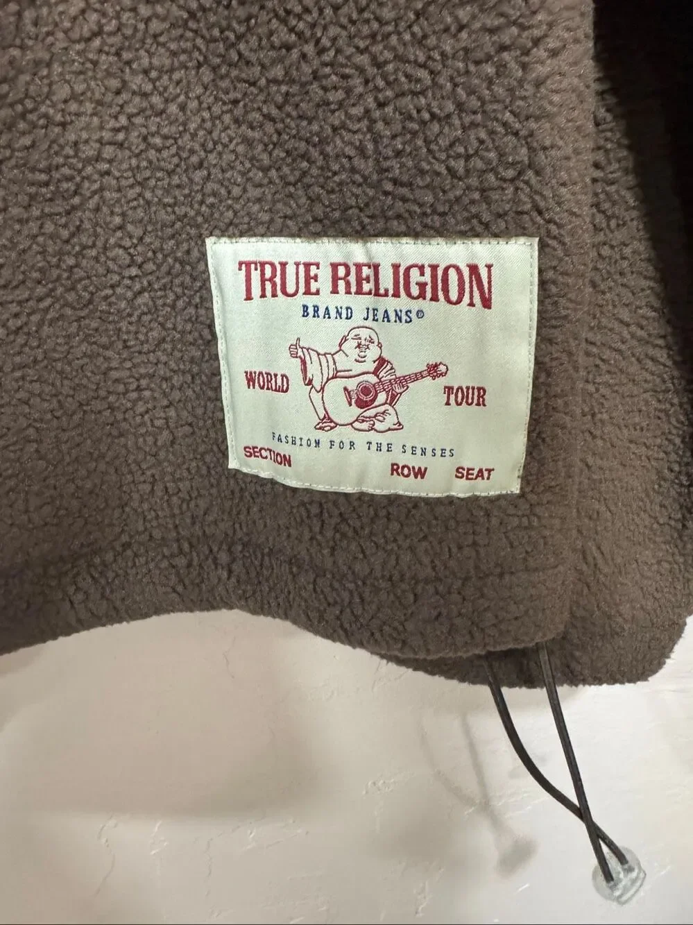 True Religion fleece half